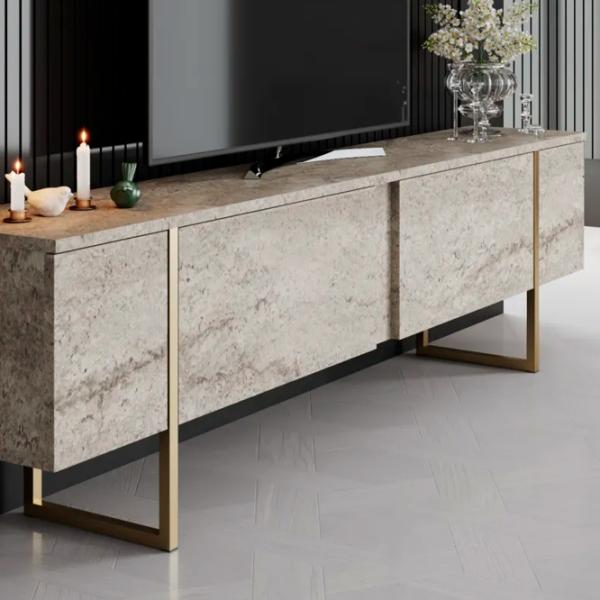 Комплекты ТВ-зона Trendy Luxe 47 см x 30 cм x 180 см / Travertine photo 2