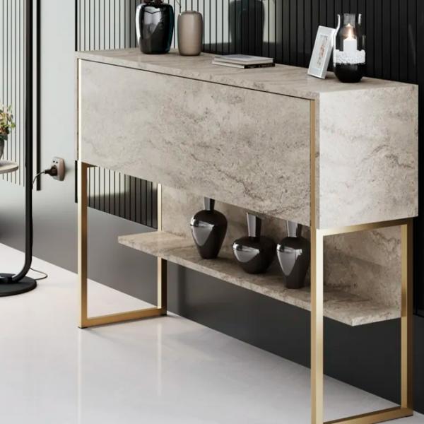 Комплекты ТВ-зона Trendy Luxe 47 см x 30 cм x 180 см / Travertine photo 5