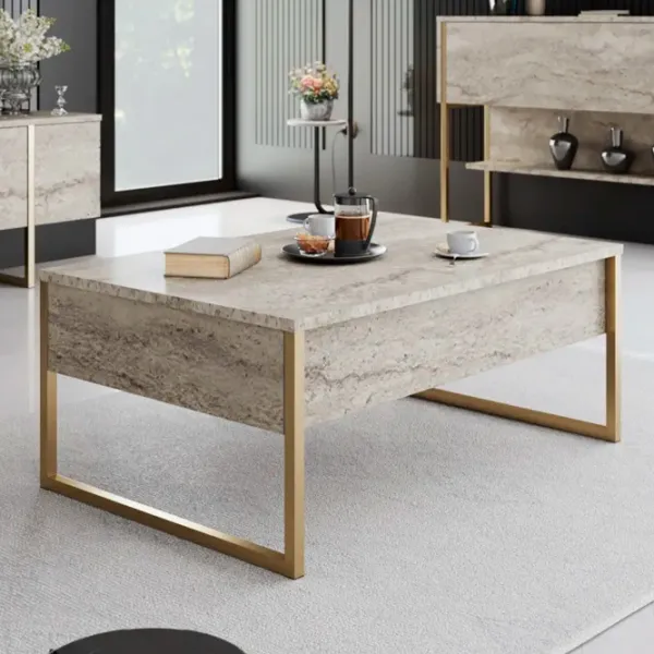 Комплекты ТВ-зона Trendy Luxe 47 см x 30 cм x 180 см / Travertine photo 7