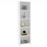Стеллаж Trendy Barkin 150 x 40 x 20см cm / ЛДСП / White photo 2