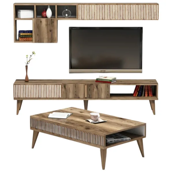 Комплекты ТВ-зона Trendy Milano 40 см x 20 см x 180 см / Коричневый photo 1