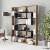 Etajeră Trendy Esteban 156 x 120 x 22 cm / PAL / Oak photo 2