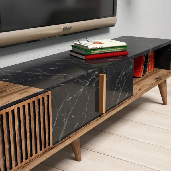 Комплекты ТВ-зона Trendy Milano 40 см x 20 см x 180 см / Коричневый photo 4