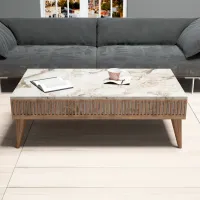Комплекты ТВ-зона Trendy Milano 40 см x 20 см x 180 см / Marmura White photo 5