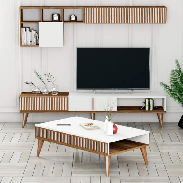 Комплекты ТВ-зона Trendy Milano 40 см x 20 см x 180 см / Коричневый photo 2