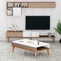 Комплекты ТВ-зона Trendy Milano 40 см x 20 см x 180 см / Коричневый photo 2