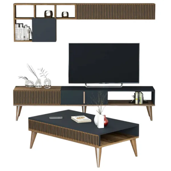 Комплекты ТВ-зона Trendy Milano 40 см x 20 см x 180 см / Черный photo 1