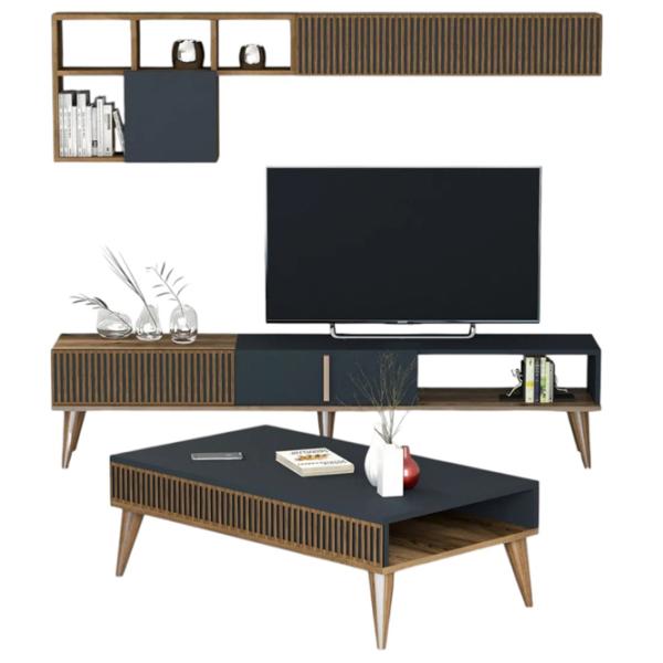 Комплекты ТВ-зона Trendy Milano 40 см x 20 см x 180 см / Черный photo 1
