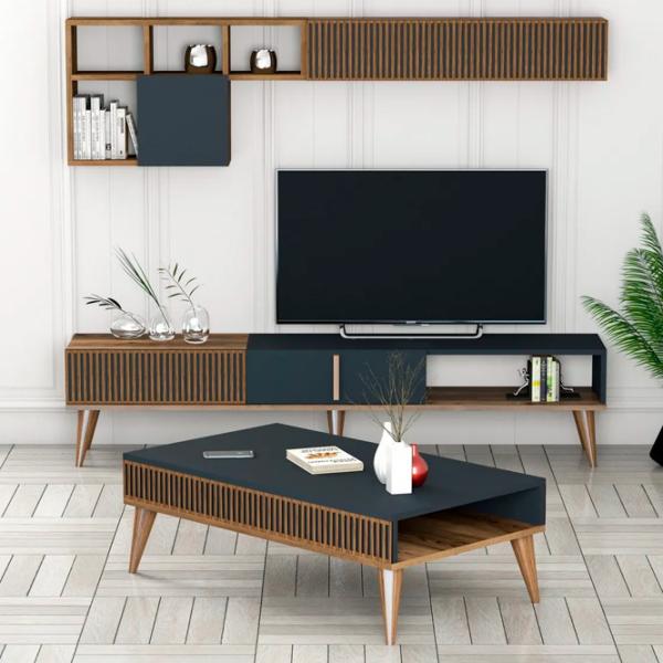 Комплекты ТВ-зона Trendy Milano 40 см x 20 см x 180 см / Черный photo 2