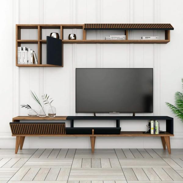 Комплекты ТВ-зона Trendy Milano 40 см x 20 см x 180 см / Черный photo 3