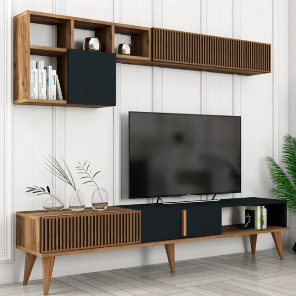 Комплекты ТВ-зона Trendy Milano 40 см x 20 см x 180 см / Черный photo 4