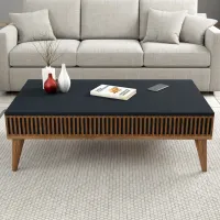 Seturi zona TV Trendy Milano 40 cm x 20 cm x 180 cm / Black photo 5