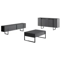 Комплекты ТВ-зона Trendy Luxe 80 см x 35 см x 160 см / Antracit