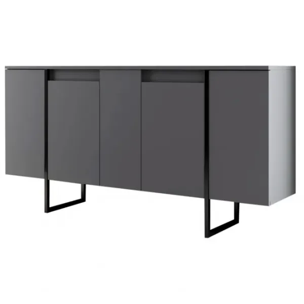 Комплекты ТВ-зона Trendy Luxe 80 см x 35 см x 160 см / Antracit photo 3