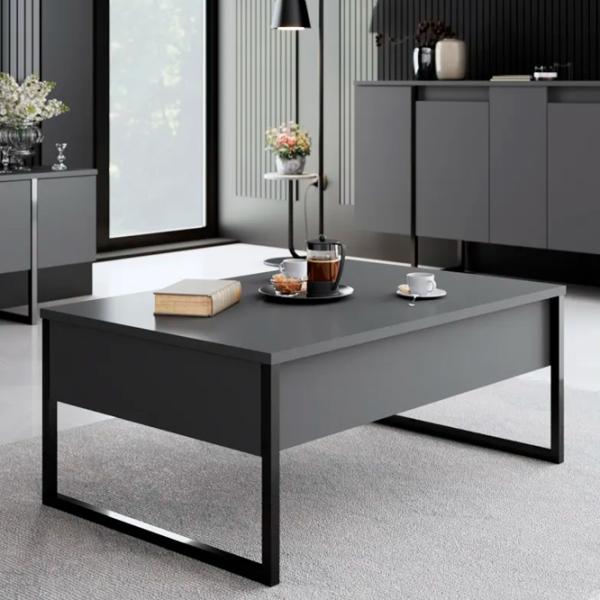 Комплекты ТВ-зона Trendy Luxe 80 см x 35 см x 160 см / Antracit photo 7