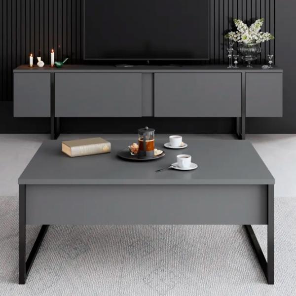 Комплекты ТВ-зона Trendy Luxe 80 см x 35 см x 160 см / Antracit photo 8