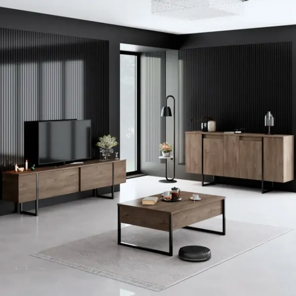 Комплекты ТВ-зона Trendy Luxe 80 см x 35 см x 160 см / Коричневый photo 5