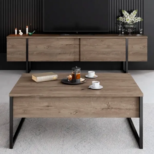 Комплекты ТВ-зона Trendy Luxe 80 см x 35 см x 160 см / Коричневый photo 9