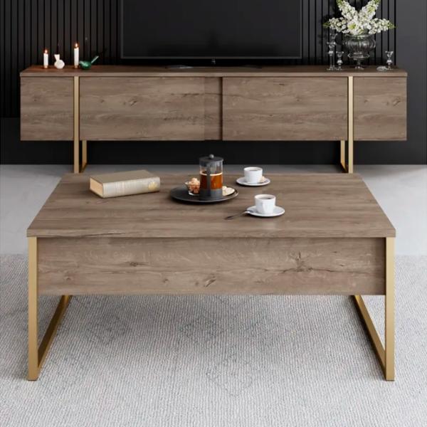 Комплекты ТВ-зона Trendy Luxe 80 см x 35 см x 160 см / Коричневый photo 9