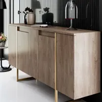 Комплекты ТВ-зона Trendy Luxe 80 см x 35 см x 160 см / Коричневый photo 10