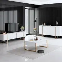 Комплекты ТВ-зона Trendy Luxe 80 см x 35 см x 160 см / Белый photo 5