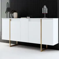 Комплекты ТВ-зона Trendy Luxe 80 см x 35 см x 160 см / Белый photo 7