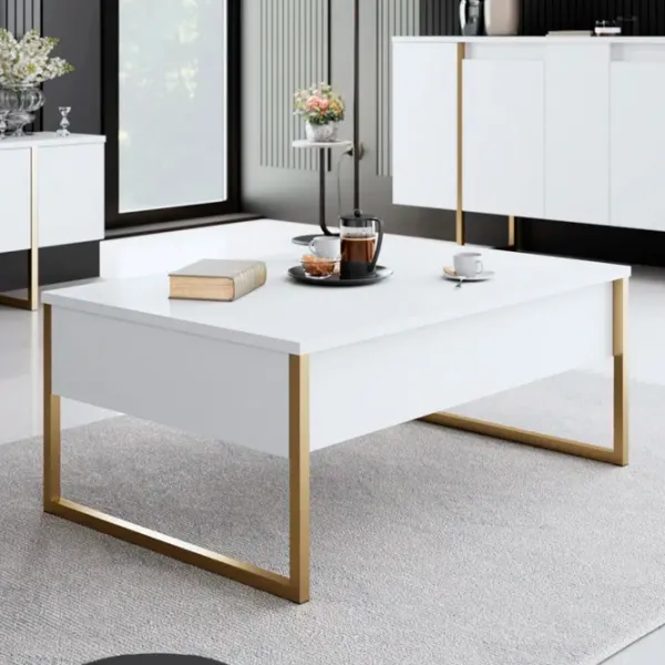 Комплекты ТВ-зона Trendy Luxe 80 см x 35 см x 160 см / Белый photo 8