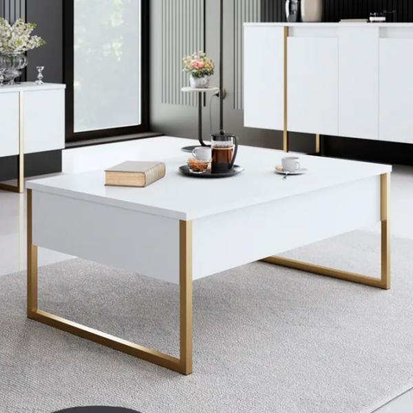 Комплекты ТВ-зона Trendy Luxe 80 см x 35 см x 160 см / Белый photo 8