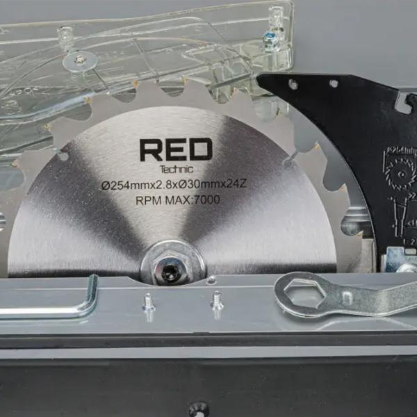 Дисковая пила Red Technic RTPSD0081 254 мм / Красный photo 10