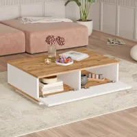 Seturi zona TV Trendy Fr19-Aw 44.6 cm x 44.5 cm x 180 cm / White photo 6