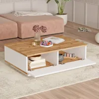 Seturi zona TV Trendy Fr18-Aw 44.6 cm x 44.5 cm x 180 cm / White photo 6