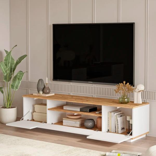 Комплекты ТВ-зона Trendy Fr17-Aw 44.6 см x 44.5 см x 180 см / Белый photo 5