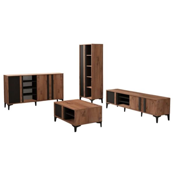Комплекты ТВ-зона Trendy Lacin 50 см x 40 см x 180 см / Коричневый photo 1
