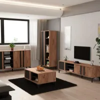 Seturi zona TV Trendy Lacin 50 cm x 40 cm x 180 cm / Brown photo 7