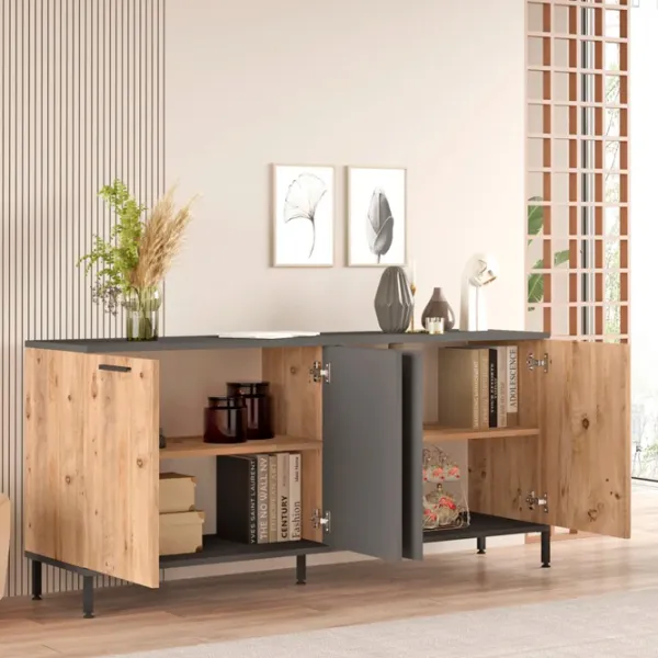 Комплекты ТВ-зона Trendy RL6-AA 39.1 см x 35 см x 160 см / Коричневый photo 7