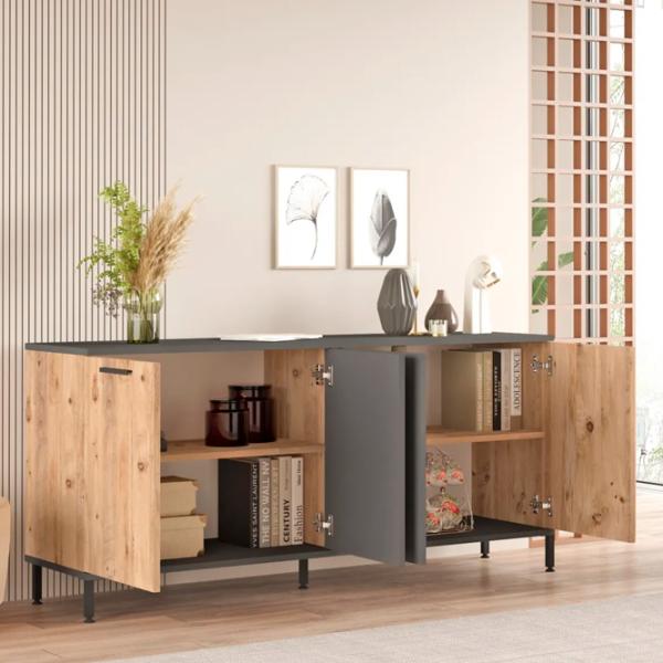 Комплекты ТВ-зона Trendy RL6-AA 39.1 см x 35 см x 160 см / Коричневый photo 7