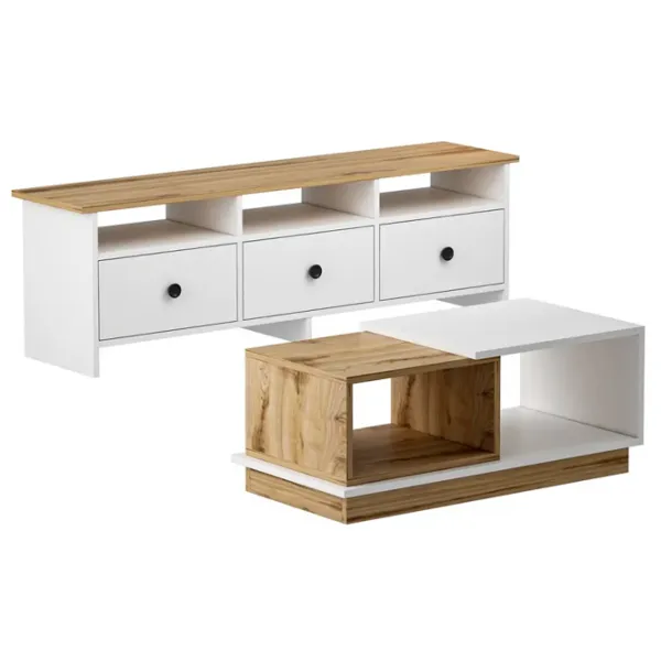 Комплекты ТВ-зона Trendy Oslo 47 см x 36 см x 150 см / Белый photo 3