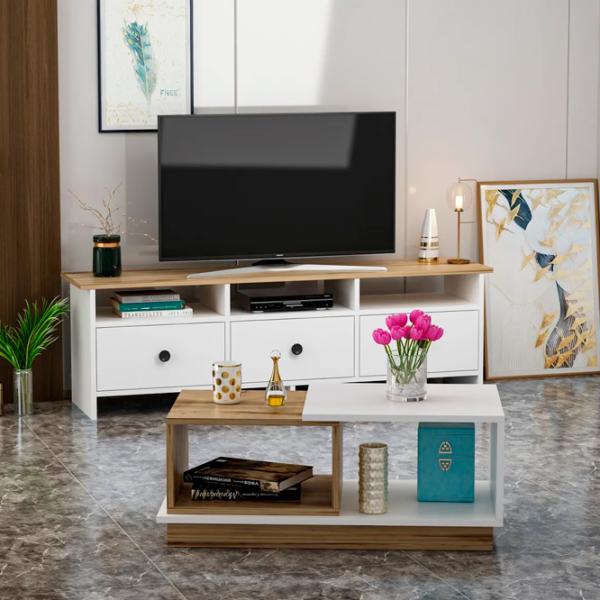 Комплекты ТВ-зона Trendy Oslo 47 см x 36 см x 150 см / Белый photo 5