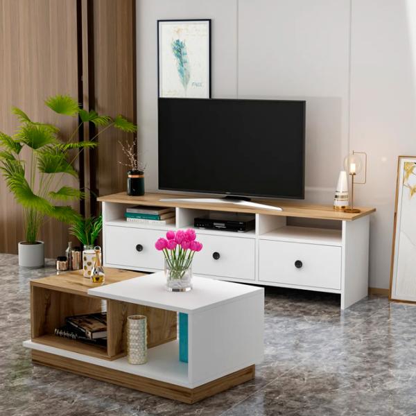 Комплекты ТВ-зона Trendy Oslo 47 см x 36 см x 150 см / Белый photo 6