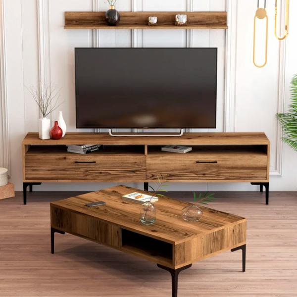 Комплекты ТВ-зона Trendy Istanbul 47 см x 35 см x 180 см / Коричневый photo 3