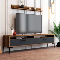 Комплекты ТВ-зона Trendy Istanbul 47 см x 35 см x 180 см / Коричневый photo 3