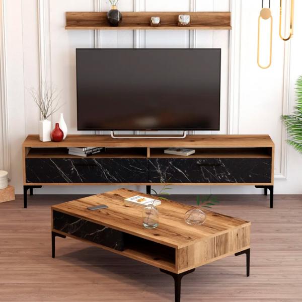 Комплекты ТВ-зона Trendy Istanbul 47 см x 35 см x 180 см / Коричневый photo 2