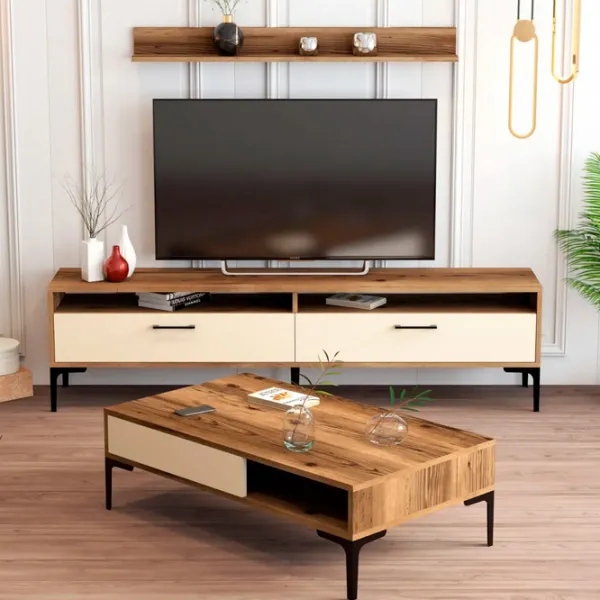 Комплекты ТВ-зона Trendy Istanbul 47 см x 35 см x 180 см / Коричневый photo 2