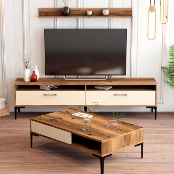 Комплекты ТВ-зона Trendy Istanbul 47 см x 35 см x 180 см / Коричневый photo 2