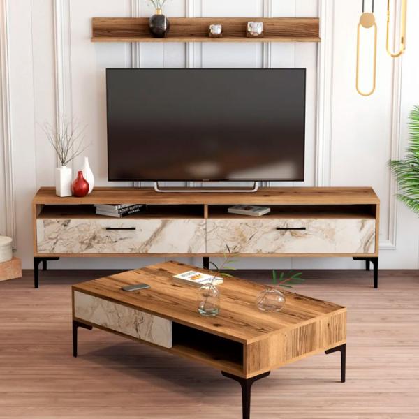 Комплекты ТВ-зона Trendy Istanbul 47 см x 35 см x 180 см / Коричневый photo 3