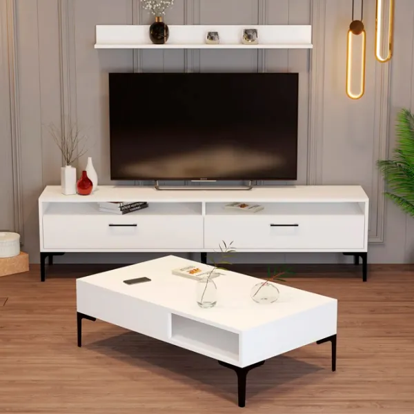 Комплекты ТВ-зона Trendy Istanbul 47 см x 35 см x 180 см / Белый photo 2