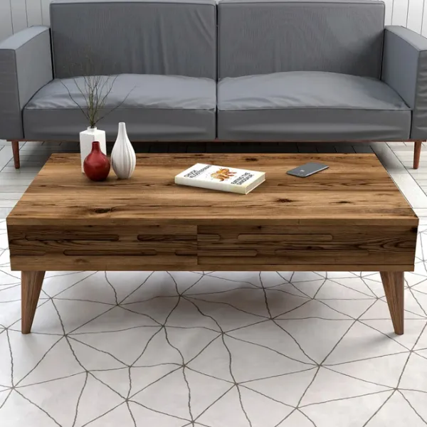 Seturi zona TV Trendy Valensiya 35 cm x 45 cm x 180 cm / Brown photo 3