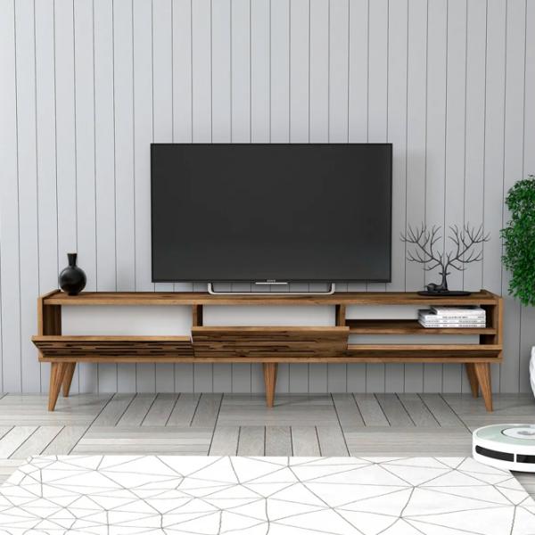 Seturi zona TV Trendy Valensiya 35 cm x 45 cm x 180 cm / Brown photo 4