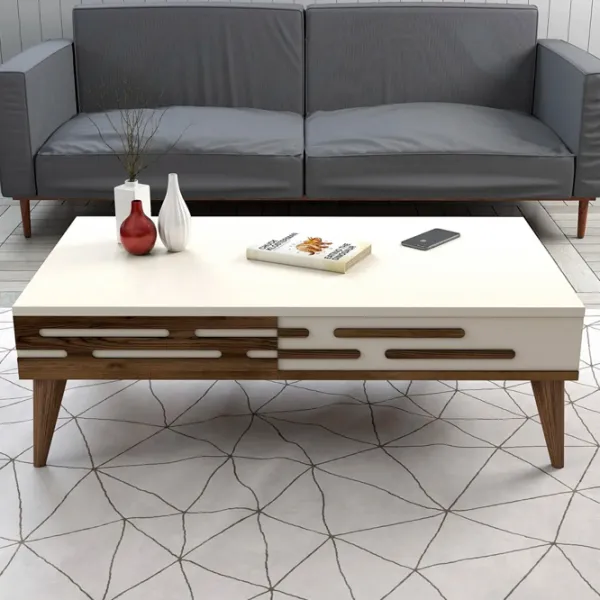 Комплекты ТВ-зона Trendy Valensiya 35 см x 45 см x 180 см / Кремовый photo 2