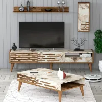 Комплекты ТВ-зона Trendy Valensiya 35 см x 45 см x 180 см / Marmura White
